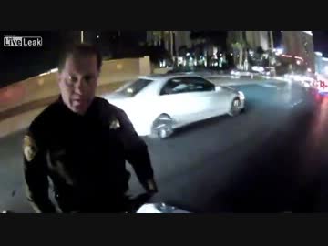 【車載動画】 バイク乗りに説教をかます警察官