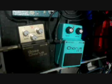 【エフェクター】BOSS CE-2 / CE-2B Chorus 比較【鳴らしてみたテスト】