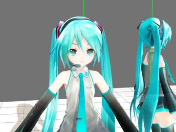 【MMD】あぴミクさんが○描き 【○描き選手権その２】