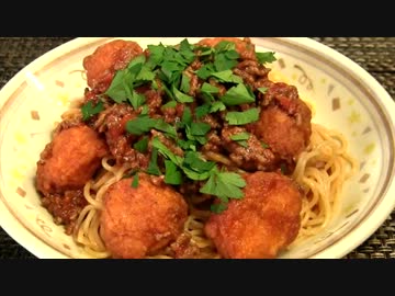 からあげクン冷製パスタ♪　～ボリューム満点ランチ・超会議仕様～