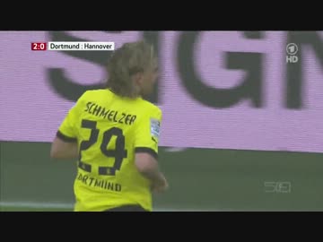 ドルトムント vs ハノーファー ゴールハイライト