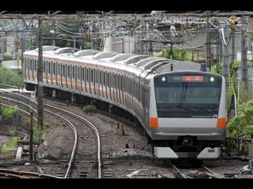 【快速】JR中央線　E233系0番台走行音　東京→立川【立川】