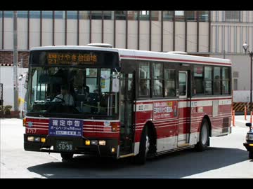 【けやき台～国立】立川バス　J717(いすゞKC-LV380L）【バス走行音】