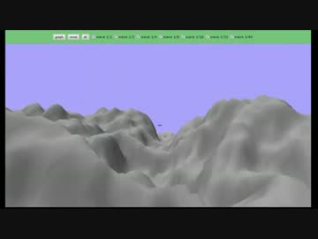 【天地創造】パーリンノイズとフラクタルで山岳の自動生成