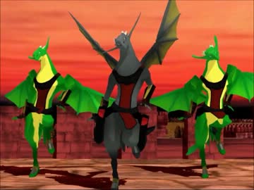 【第10回MMD杯Ex】竜人族一般兵のテスト【検証動画】