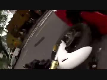 【車載動画】 ブラジルのキチガイライダー