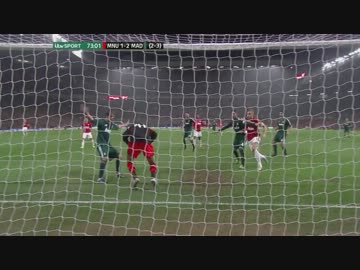 (8/10)【UCL】マンチェスター・U vs レアル・マドリー【ベスト１６】