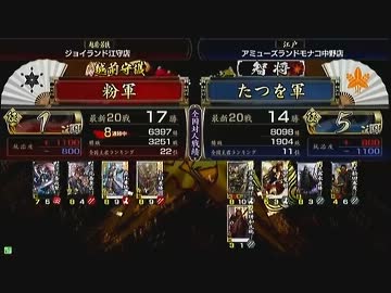 戦国大戦　頂上対決　2013/3/8　粉軍　ＶＳ　たつを軍