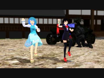 エンコードテスト動画（ぬえと小傘が踊ってるだけ）