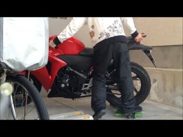 バイクスライダーで駐車