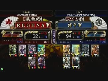 戦国大戦 頂上対決 2013/3/11 ＲＥＧＨＮＡ軍 VS 修平軍