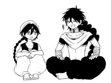 【手描きマギ】きいてよ！ジュダルくん