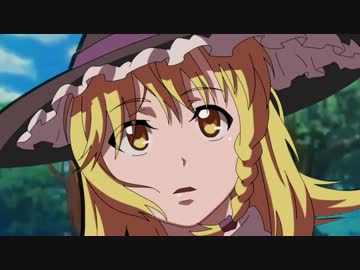 【東方紅魔郷ＯＰ風動画】の比較動画を重ねて【背景っぽく(改良版)】