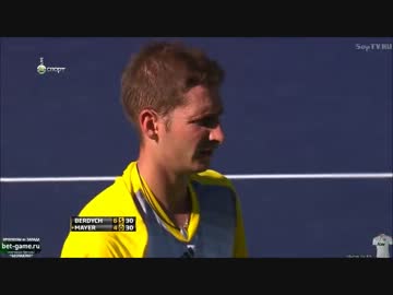テニス インディアンウェールズ 3回戦 ベルディハvsマイヤー(2013.3.11)