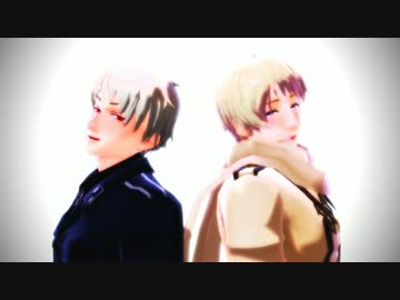 【APヘタリア】(｀フ´)腐れ外道とチョコレゐト(＾し＾)【MMD＋人力】