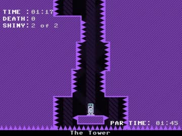VVVVVV タイムトライアル-The Tower