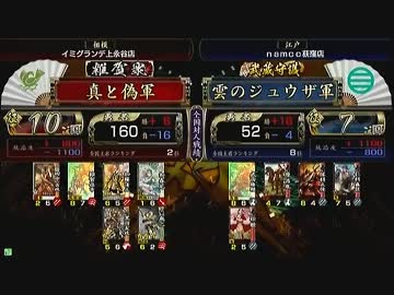 戦国大戦　頂上対決　2013/3/13　真と偽軍　ＶＳ　雲のジュウザ軍