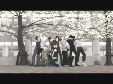 【MMD】学生の皆さんでOne・Two・Three