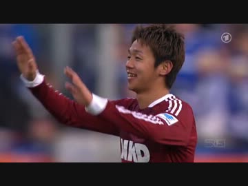 ブンデスリーガ12/13 ニュルンベルクvsシャルケ ハイライト