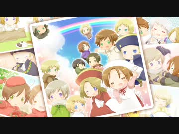 【APヘタリア】ちびたりあ中心でス.マ.イ.ル【手書き】
