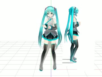 【MMD】あぴミクさんで横振り選手権