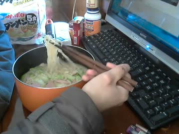 袋ラーメン好きな俺のジュルジュル動画　part３　麺のスナオシ　タンメン