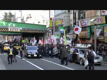 春のザイトク祭り 不逞鮮人追放キャンペーン デモ行進 in 新大久保6