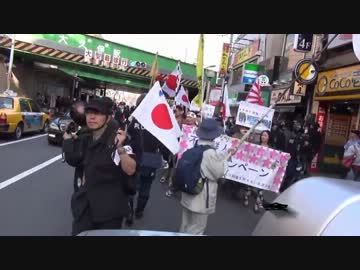 春のザイトク祭り 不逞鮮人追放キャンペーン デモ行進 in 新大久保7