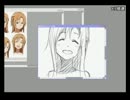 アスナのラフ画を描くだけの動画（模写）