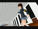 【MMD】 けいおん！生徒会長が講堂でエアポールダンス