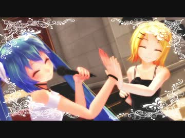 【MMD】ミク×リンのカラフル×メロディ