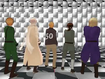 【APヘタリアMMD】連合で腐れ外道とチョコレゐトやってみた