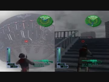 地球防衛軍３、いきなりINFERNO、協力プレイ、実況　３