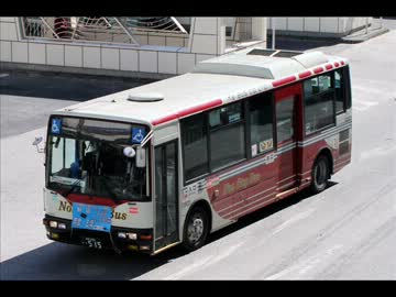 【池袋～中野】関東バス　D804(三菱KK-MJ26HF改)【バス走行音】