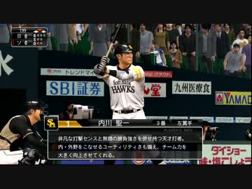 プロ野球スピリッツ2013　大谷　対　東浜　観戦モード