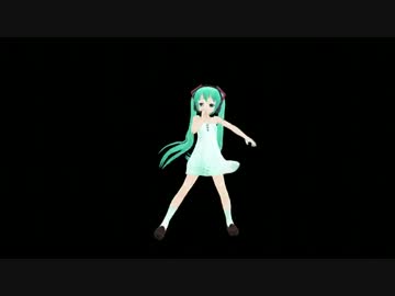 【透過ディスプレイ向け】ぴくちぃ式ミクでWAVEFILE fullver.【MMD】