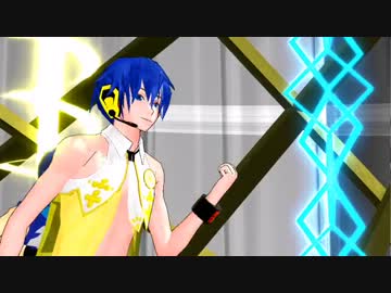 【MMD】Yeｌｌow　KAITOセンターでSpringShower