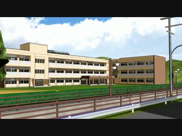 【MMD-TLS】美空中学校第1校舎ver2.0【モデル配布】