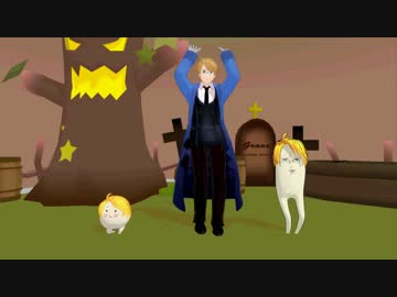 【APヘタリアMMD】トランプ米と幼虫ｓとで『ねこみみスイッチ』