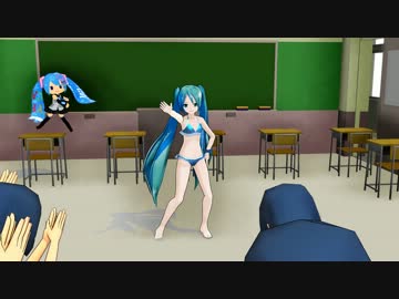 【MMD】教室でDear cocoa girlsを踊ってみた【Lat式ミク】