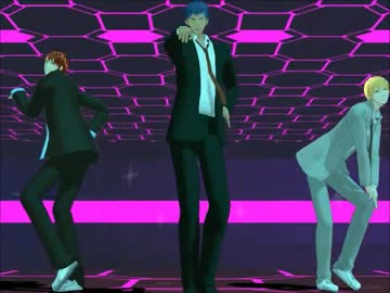 【MMD黒バス】信号機バカトリオでOMJ!