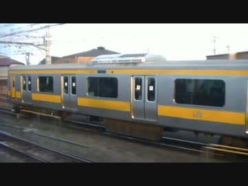 総武線併走シーン