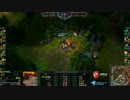 【LoL】LJC #4 ROCCAT&MSI CUP Day1 E-team(青) vs シングルA(赤) その1