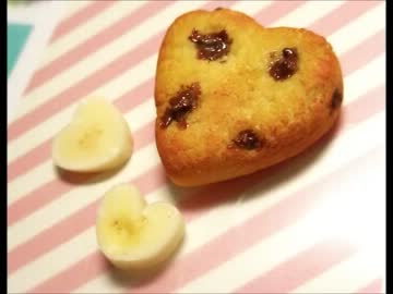 粘土でチョコチップクッキー作ってみた　　　