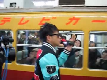 京阪旧3000系 停電から運転再開 宮川大輔ら登場までの一部始終 ニコニコ動画