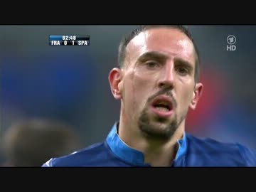 【2014年ワールドカップ欧州予選】フランスvsスペイン ハイライト