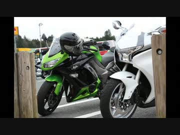 Ninjaまったり君でVFR1200Fに会いに行ってみた