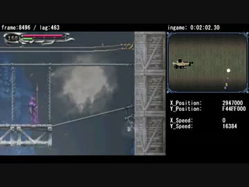 [TAS] 悪魔城ドラキュラ 蒼月の十字架 in 4:04.84