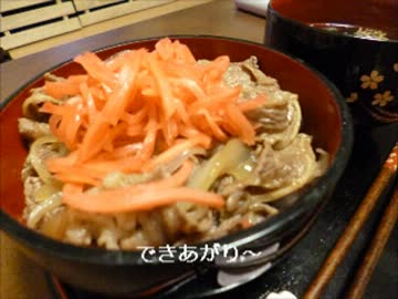 家でも美味しく牛丼が食べてみたい！