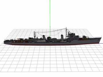 【MMD海軍】　『松』型駆逐艦　【配布】